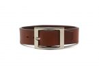 Bracelet en cuir cannelle - 4094