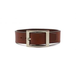 Bracelet en cuir cannelle - 4094