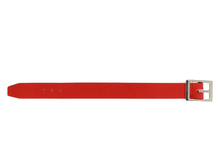 Bracelet en cuir rouge - 4094