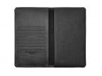 Porte chéquier portefeuille cuir noir - 9225 
