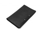 Porte chéquier portefeuille cuir noir - 9225 