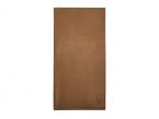Porte chéquier "Luxe" tout cuir marron - chéquier pro - PM-029-01
