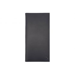 Porte chéquier "Luxe" tout cuir noir - chéquier pro - PM-029-01