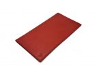 Porte chéquier "Luxe" tout cuir rouge - chéquier pro - PM-029-01