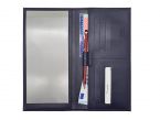 Porte chéquier "Luxe" tout cuir bleu - chéquier pro - PM-029-01