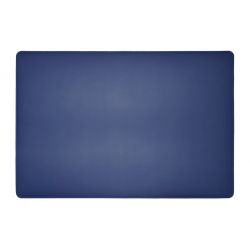 Sous-main en cuir bleu cobalt - 50x34 cm 