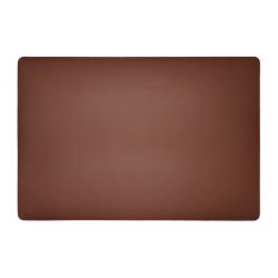 Sous-main en cuir marron - 50x34 cm 