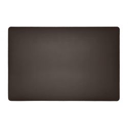 Sous-main en cuir marron foncé - 60x40 cm 