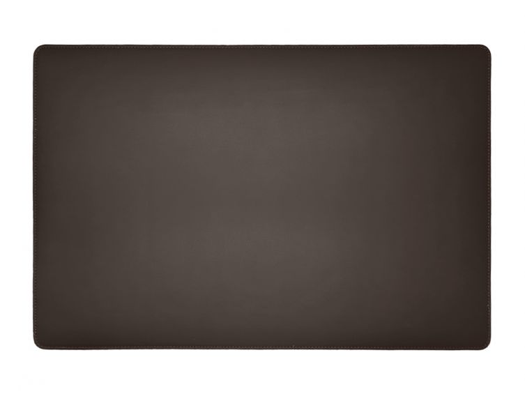 Sous-main en cuir marron foncé - 60x40 cm 