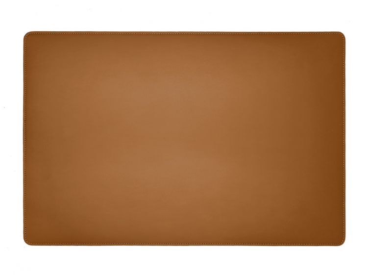 Sous-main en cuir gold - 60x40 cm 
