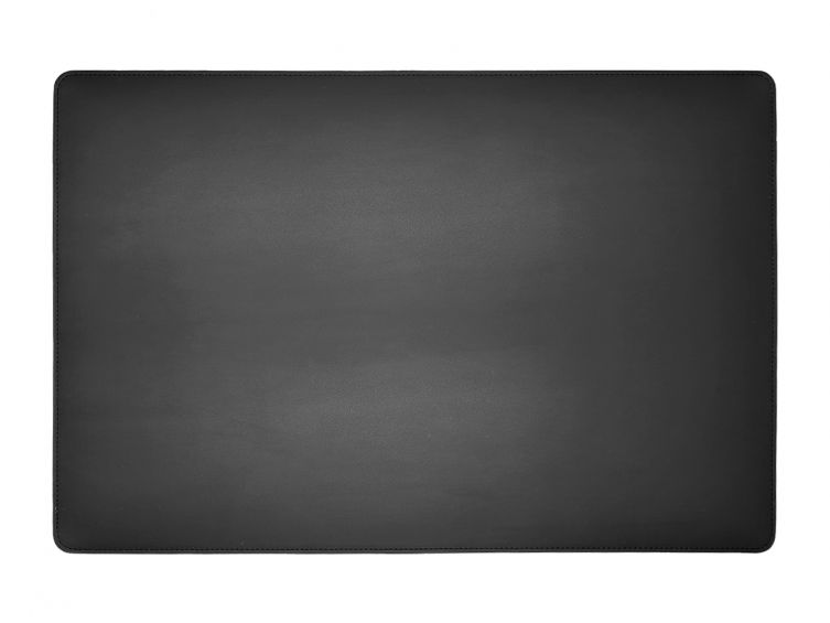 Sous-main en cuir noir - 60x40 cm