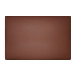 Sous-main en cuir marron - 60x40 cm 