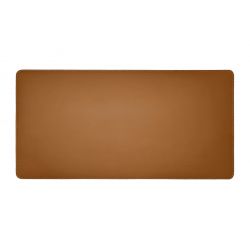Grand sous-main en cuir gold - 80x40 cm
