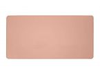Grand sous-main en cuir rose - 80x40 cm