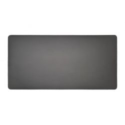 Grand sous-main en cuir gris fer - 80x40 cm