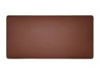 Grand sous-main en cuir marron - 80x40 cm 