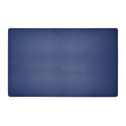 Sous-main XL en cuir bleu cobalt - 80x50 cm