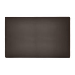 Sous-mains XL en cuir marron foncé - 80x50 cm