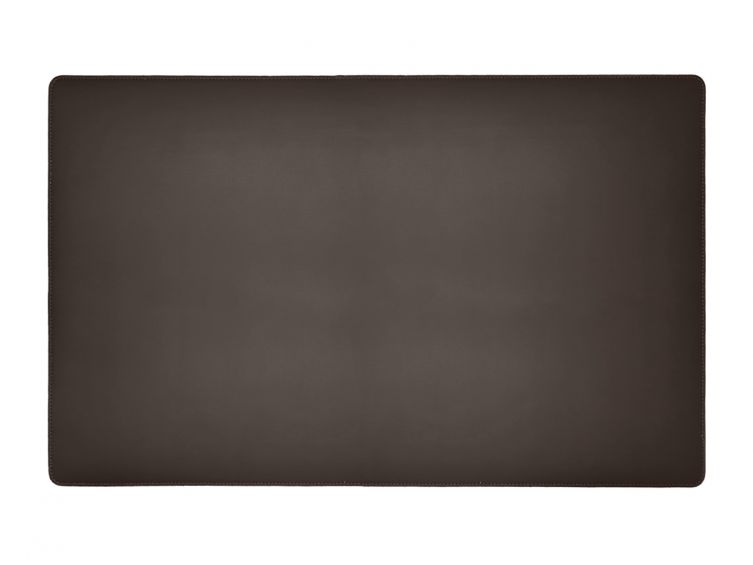 Sous-mains XL en cuir marron foncé - 80x50 cm