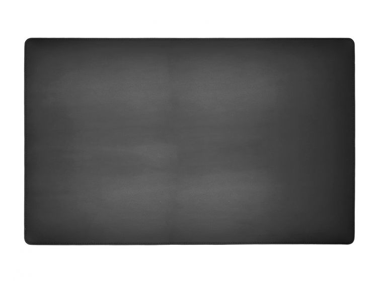 Sous-main XL en cuir noir - 80x50 cm
