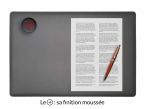 Sous-main en cuir gris fer "Premium" - 50x34 cm