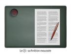 Sous-main en cuir vert anglais "Premium" - 50x34 cm