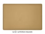 Sous-main en cuir beige café latte "Premium" - 60x40 cm