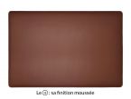 Sous-main en cuir marron "Premium" - 60x40 cm 