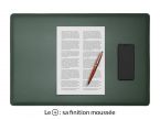 Sous-main en cuir vert anglais "Premium" - 60x40 cm