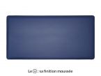 Grand sous-main en cuir bleu cobalt "Premium" - 80x40 cm