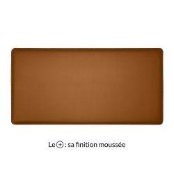 Grand sous-main en cuir gold "Premium" - 80x40 cm 