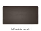 Grand sous-main en cuir marron foncé "Premium" - 80x40 cm