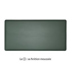 Grand sous-main en cuir vert anglais "Premium" - 80x40 cm