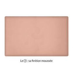 Sous-main XL en cuir rose "Premium" - 80x50 cm