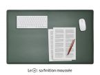 Sous-main XL en cuir vert anglais "Premium" - 80x50 cm