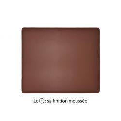 Sous-main mini en cuir marron "Premium" - 38x32 cm