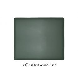 Sous-main mini en cuir vert anglais "Premium" - 38x32 cm