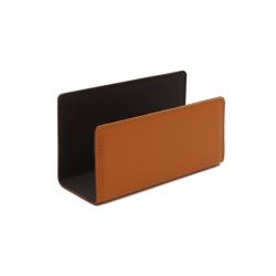 Porte lettres en cuir gold