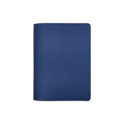 Conférencier A4 en cuir bleu cobalt 
