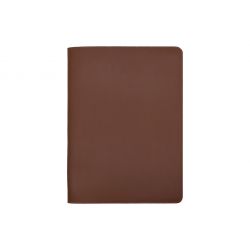 Conférencier A4 en cuir marron 