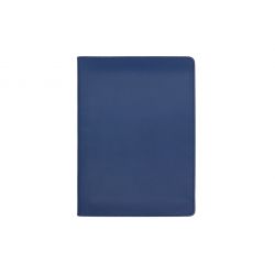 Conférencier A5 en cuir bleu cobalt 