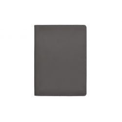 Conférencier A5 en cuir gris fer 