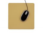 Tapis souris en cuir beige café latte
