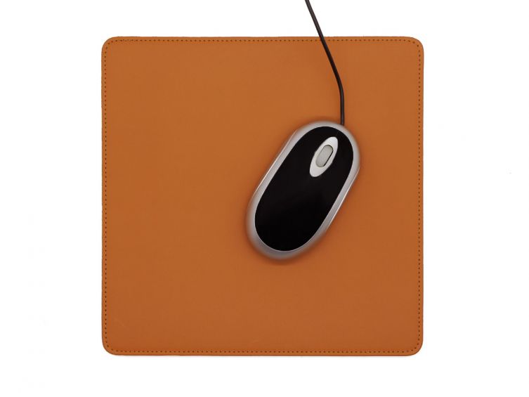Tapis souris en cuir gold
