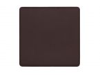 Tapis souris en cuir marron foncé