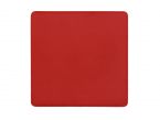 Tapis souris en cuir rouge coquelicot 