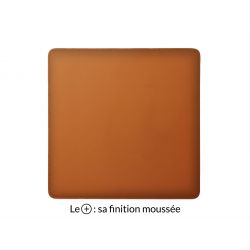 Tapis souris cossu en cuir gold