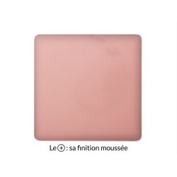 Tapis souris cossu en cuir rose