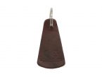 Porte-clé en cuir triangle