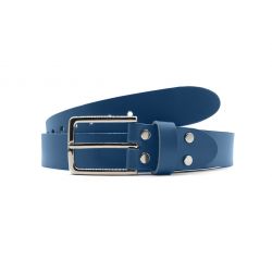 Ceinture la guêpe en cuir bleu royal 1037
